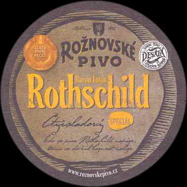 ROŽNOVSKÉ PIVO Rothschild SPECIÁL (PTMP-K-ab)  