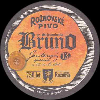 ROŽNOVSKÉ PIVO ze Schaumberka Bruno Janatarový speciál 13° (PTMP-K-ab)  