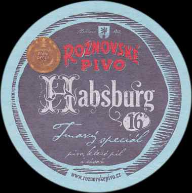 ROŽNOVSKÉ PIVO Habsburg 16 (PTMP-K-ab)  