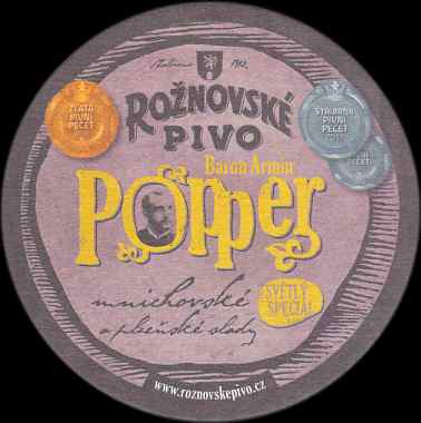 ROŽNOVSKÉ PIVO Popper SVĚTLÝ SPECIÁL (PTMP-K-ab) 