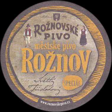 ROŽNOVSKÉ PIVO městské pivo Rožnov SPECIÁL (PTMP-K-ab)  