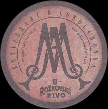 ROŽNOVSKÉ PIVO Málek RESTAURANT & ČOKOLÁDOVNA (PTMP-K-ab)  
