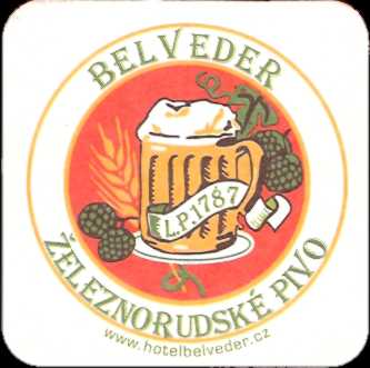 BELVEDER ŽELEZNORUDSKÉ PIVO www.hotelbelveder.cz č.2 (PTMP-Č-a)  