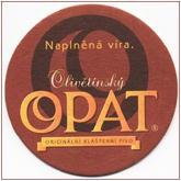 Olivětínský OPAT ORIGINÁLNÍ KLÁŠTERNÍ PIVO Naplněná víra. (hnědý) (PTVP-K-a) 