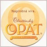 Olivětínský OPAT ORIGINÁLNÍ KLÁŠTERNÍ PIVO Naplněná víra. (žlutý) (PTVP-K-a) 