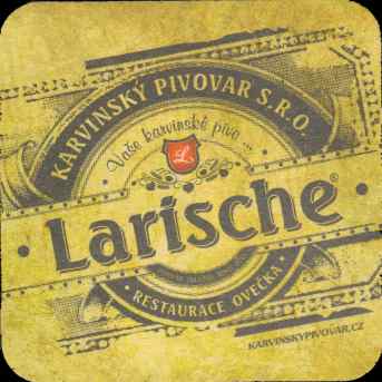 KARVINSKÝ PIVOVAR s.r.o. Larische RESTAURACE OVEČKA (PTMP-Č-a) 