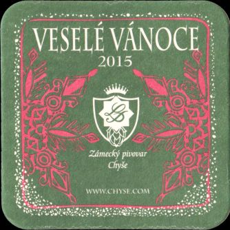VESELÉ VÁNOCE 2015 Zámecký pivovar Chýše (zelený) (PTMP-Č-a)