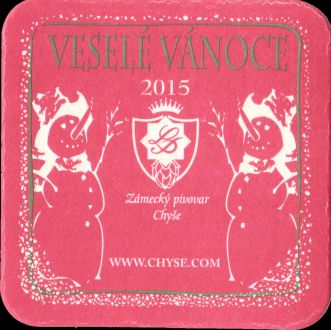 VESELÉ VÁNOCE 2015 Zámecký pivovar Chýše (zelený) (PTMP-Č-a)