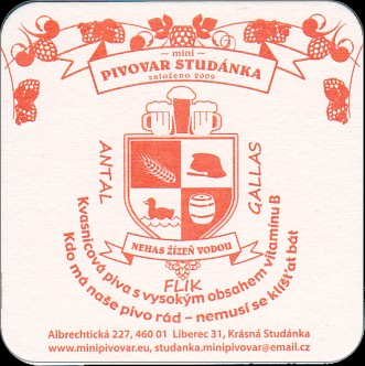 PIVOVAR STUDÁNKA NEHAS ŽÍZEŇ VODOU (bílo/oranžový) (PTMP-Č-ab)