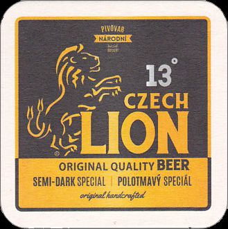 13°+11° CZECH LION ORIGINAL QUALITY BEER POLOTMAVÝ SPECIÁL NEFILTROVANÝ LEŽÁK (PTMP-Č-ab) 