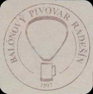 BALÓNOVÝ PIVOVAR RADEŠÍN 1597 (PTMP-Č-ab) 