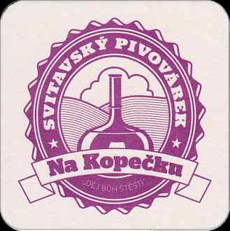 SVITAVSKÝ PIVOVÁREK Na Kopečku (modrá varna+modrá  zadní strana) (PTMP-Č-ab) 