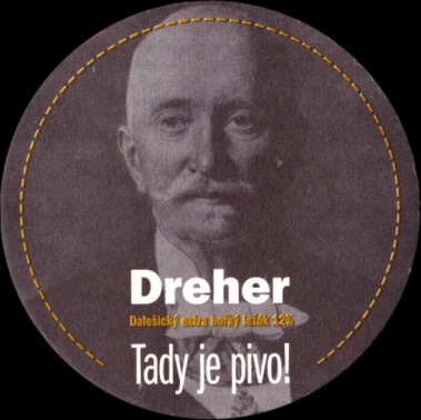 Dreher Dalešický extra hořký ležák 12% Tady je pivo! (PTMP-K-ab) č.1 (105mm)
