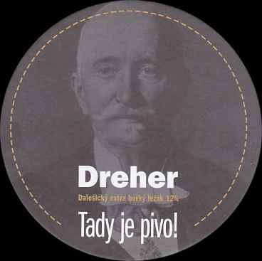 Dreher Dalešický extra hořký ležák 12% Tady je pivo! (PTMP-K-ab) č.2 (105mm) - silný karton