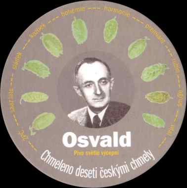 Osvald Pivo světlé výčepní Chmeleno deseti českými chmely (PTMP-K-ab) 105mm - silný karton