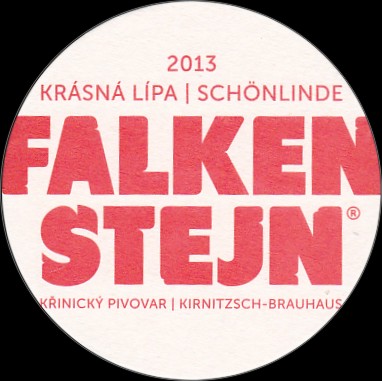 FALKEN ŠTEJN KRÁSNÁ LÍPA I SCHÖNLINDE 2013 (bílo/červený) (PTMP-K-a) 