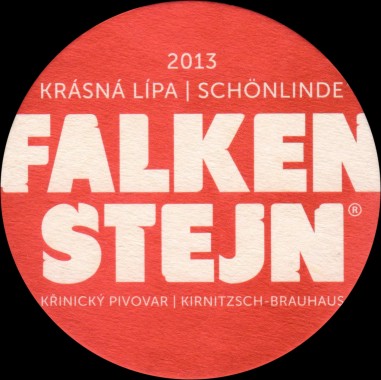 FALKEN ŠTEJN KRÁSNÁ LÍPA I SCHÖNLINDE 2013 (červeno/bílý) (PTMP-K-a) 