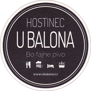 Slezský Pivovar HOSTINEC U Balona (černo/bílý) (PTMP-K-ab)