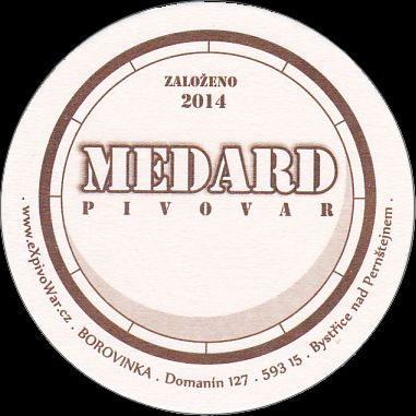 MEDARD PIVOVAR ZALOŽENO 2014 (PTMP-K-a) 