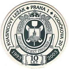 NOVOMĚSTSKÝ PIVOVAR s.r.o. 1993-2003 10 LET (PTMP-K-a)