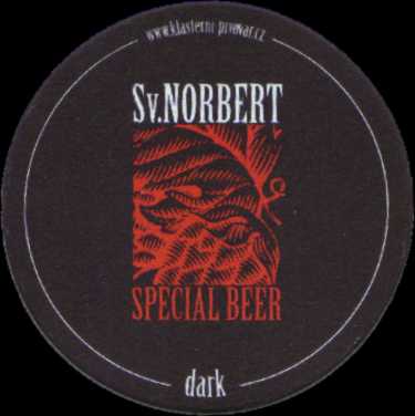 Sv. NORBERT SPECIAL BEER dark www.klasterni-pivovar.cz (PTMP-K-ab)