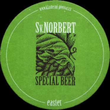Sv. NORBERT SPECIAL BEER easter www.klasterni-pivovar.cz (PTMP-K-ab)