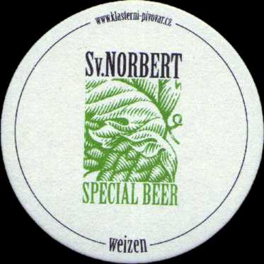Sv. NORBERT SPECIAL BEER weizen www.klasterni-pivovar.cz (PTMP-K-ab)