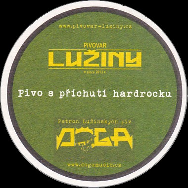 pivovar LUŽINY Pivo s příchutí hardrocku DOGA (PTMP-K-ab) 