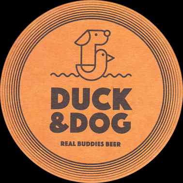 DUCK & DOG REAL BUDDIES BEER (oranžový) (PTMP-K-ab) 
