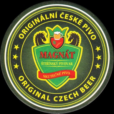 MAGNÁT ŠTIŘÍNSKÝ PIVOVAR SKUTEČNÉ PIVO ORIGINÁLNÍ ČESKÉ PIVO ORIGINAL CZECH BEER (PTMP-K-a) 