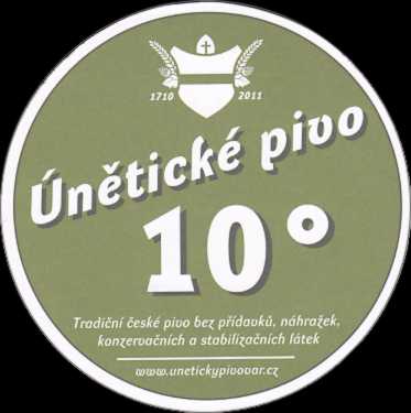 Unětické pivo 10° (PTMP-K-ab) - 105mm