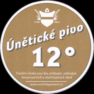 Unětické pivo 12° (PTMP-K-ab) - 105mm