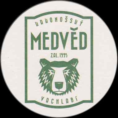 KRKONOŠSKÝ MEDVĚD ZAL.1995 VRCHLABÍ (hnědý) (PTMP-K-a) 