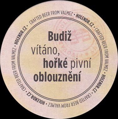 BREWERY HOLENDR SINCE 2015 (Budiž) (PTMP-K-ab)