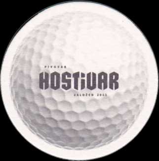 PIVOVAR HOSTIVAR ZALOŽEN 2011 (golfový míček) (PTMP-K-a) - 90mm