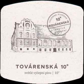 TOVÁRENSKÁ 10° světlé výčepní pivo I 10° (PTMP-S-ab) 
