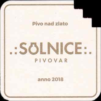 SOLNICE PIVOVAR anno 2018 Pivo nad zlato (PTMP-S-ab) 