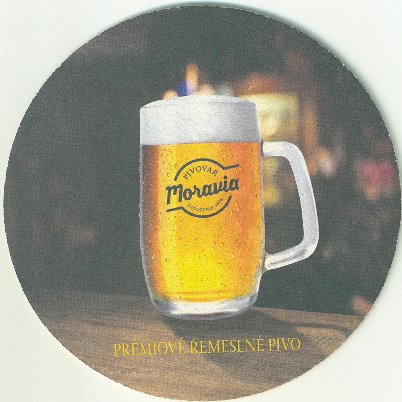 PIVOVAR Moravia ZALOŽENO 1898 PRÉMIOVÉ ŘEMESLNÉ PIVO (PTMP-K-ab)
