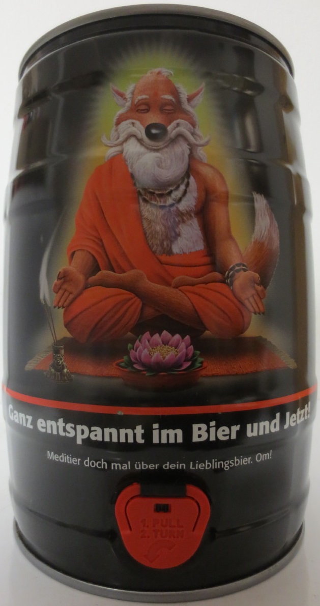 Füchschen Alt Ganz entspannt im Bier und jetzt! Meditier doch mal über dein Lieblinsbier. Om! (5L) Nr.2