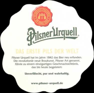 PLZEŇSKÝ PRAZDROJ OD ROKU 1842 Pilsner Urquell DAS ERSTE PILS DER WELT (PTEX-S-ab)