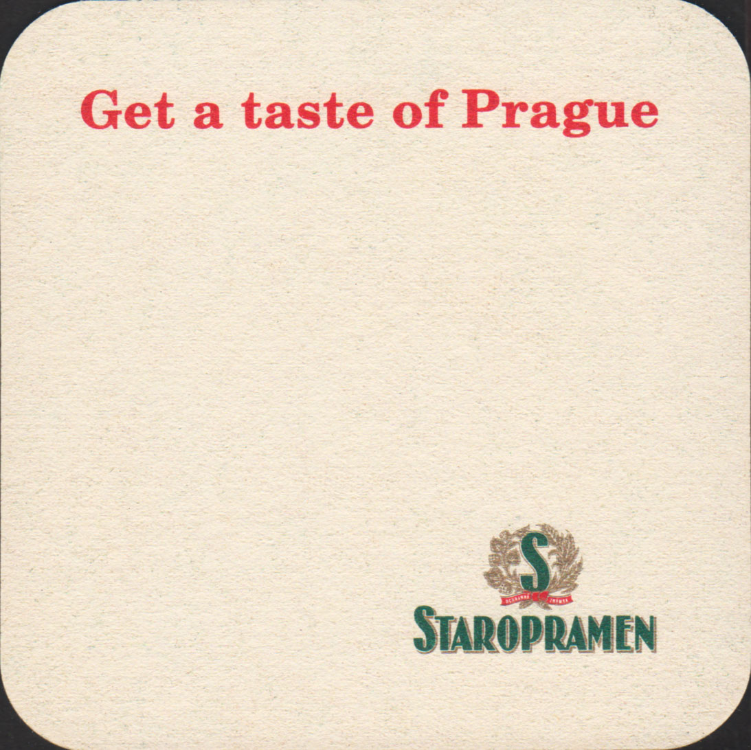 STAROPRAMEN Get a taste of Prague (PTEX-Č-ab)