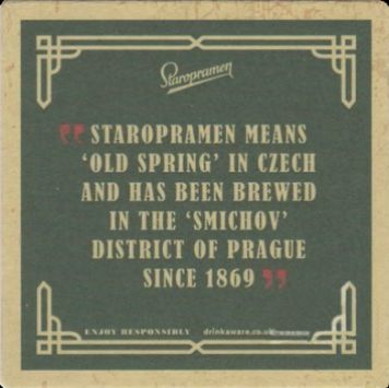 Staropramen PRAHA SMICHOV PIVOVAR SINCE 1869 (PTEX-Č-ab)