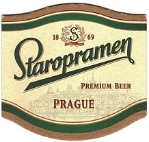 Staropramen PREMIUM BEER PRAGUE 100x94mm (PTEX-S-a)