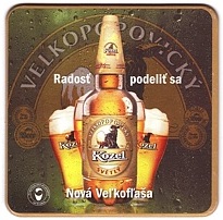 VELKOPOPOVICKÝ Kozel SVĚTLÝ Radosť podělit sa Nová Vel´kofláša (lesklý silný karton) (PTEX-Č-a)