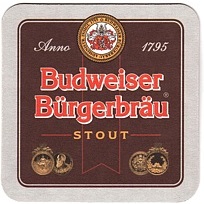 Budweiser Bürgerbräu STOUT Anno 1795 (PTEX-Č-ab)