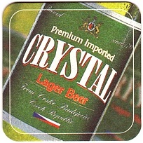CRYSTAL Lager Beer Premium Imported God bless you! (PTEX-Č-ab)