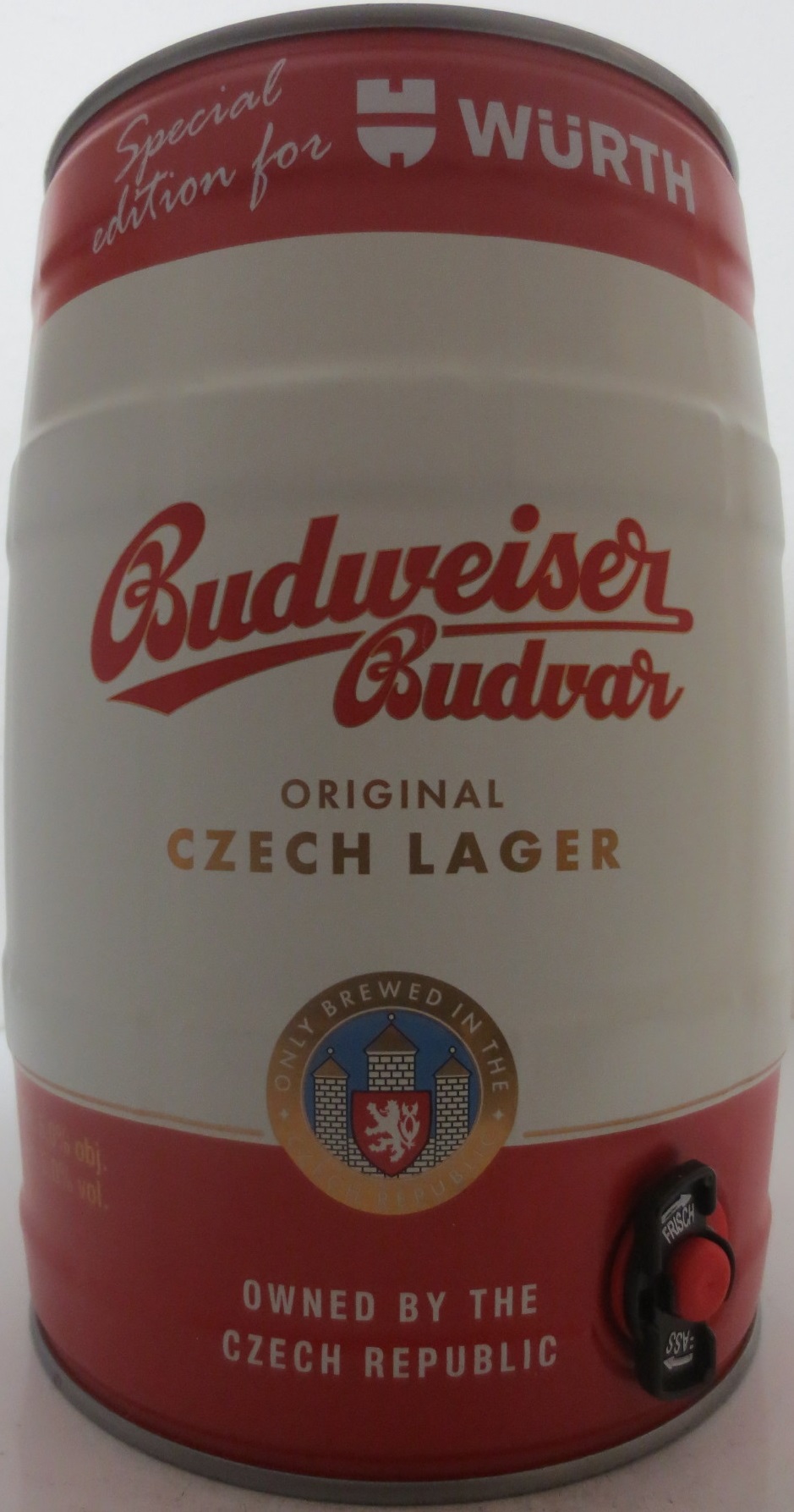 Budweiser Budvar ORIGINAL CZECH LAGER WÜRT (5L)
