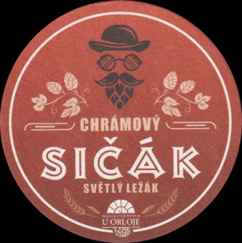 RESTAURANT & PIVOVAR U ORLOJE CHRÁMOVÝ SIČÁK SVĚTLÝ LEŽÁK (PTMP-K-ab)