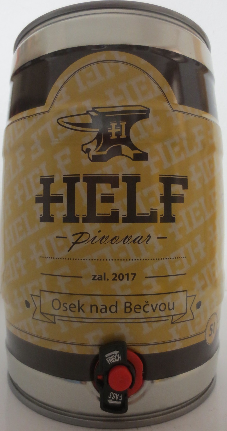 HELF -pivovar- zal. 2017 Osek nad Bečvou TARUS (5L) Nr.2