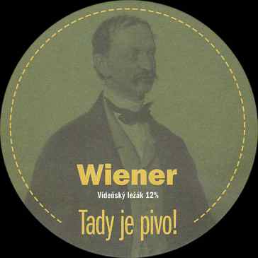 Wiener Vídeňský ležák 12% Tady je pivo (silný karton 105mm) (PTMP-K-ab)